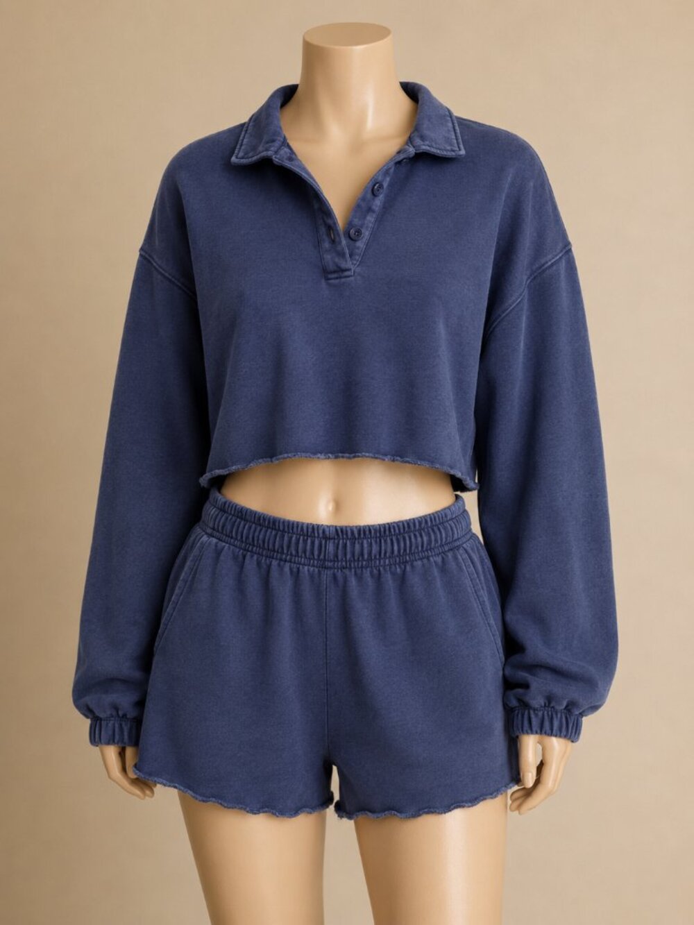 Aerie Washed Navy Lounge Set 💙
